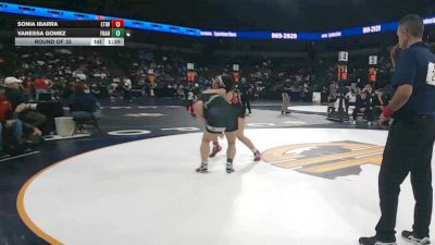 190 lbs Round Of 32 - Sonia Ibarra, Etiwanda (SS) vs Vanessa Gomez, Franklin (LA)