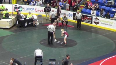 124 lbs Consi Of 16 #2 - Brady Haggerty, Marion Center vs Aiden Vanicky, Pleasant Valley