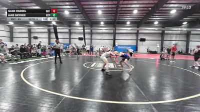 120 lbs Rr Rnd 7 - Gage Hadsel, Mat Demon - K8 vs Jake Snyder, Keystone Krush - K8