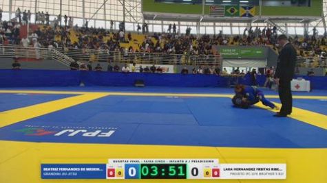LARA HERNANDEZ FREITAS RIBEIRO vs BEATRIZ FERNANDES DE MEDEIROS 2026 FPJJ Circuito Paulista GI Etapa 3
