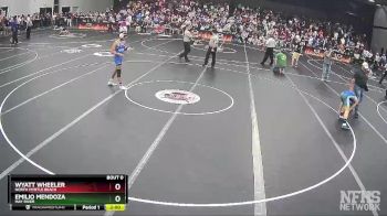 4A 126 lbs Semifinal - Emilio Mendoza, May River vs Wyatt Wheeler, North Myrtle Beach