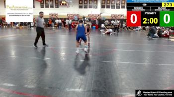 120 lbs Cons. Round 3 - Harrison Smith, Madison vs Brandon Trujillo, Butler