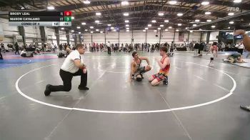 154 lbs Consi Of 4 - Brody Leal, FL vs Mason Catalano, CT