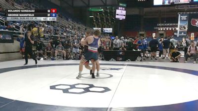 190 lbs Cons. Sub-rd Of 32 - Rolando Gonzalez, Georgia vs George Mansfield, Utah