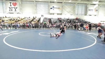 66 lbs Champ. Round 1 - Trevor Meyers, Whitney Point Wrestling vs Greyson Bailey, Columbia Wrestling