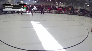 185 lbs Cons. Semi - John Adam, Meridian Mustang Wrestling Club vs Paco Cuevas, NATF