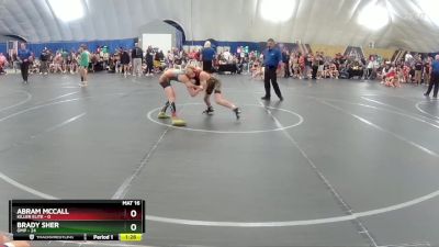 88 lbs Finals (2 Team) - Abram McCall, Killer Elite vs Brady Sher, OMP