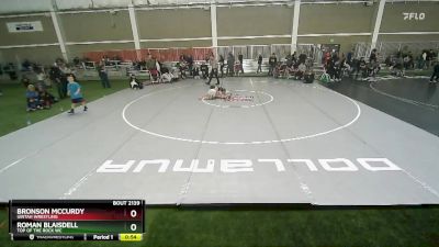 77 lbs Cons. Round 3 - Roman Blaisdell, Top Of The Rock WC vs Bronson McCurdy, Uintah Wrestling