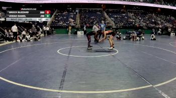 2A 175 lbs Cons. Semi - Brock Blizzard, John M. Morehead High School vs Josiah Daniel, J.F. Webb High School