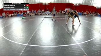 132 lbs Quarters & Wb (16 Team) - Carter Larson, Mille Lacs vs Taitumn Deppe, Xavier-Cedar Rapids A