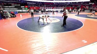 3A 126 lbs Cons. Round 2 - Mondo Martinelli, Elmhurst (York) vs Cole Gentsch, Normal (Community)