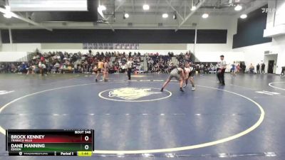 157 lbs Champ. Round 2 - Brock Kenney, Trabuco Hills vs Dane Manning, Edison