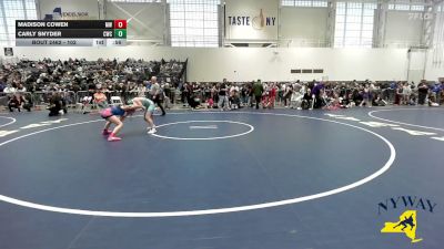 102 lbs Cons. Semi - Madison Cowen, Mexico Wrestling vs Carly Snyder, Copenhagen Wrestling Club