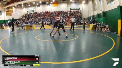 170 lbs Champ. Round 1 - Matt Punzalan, South Torrance vs Luis Lozano, Rialto