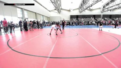 96-M lbs 3rd Place - Elijah Gill, Unnattached vs James McQueen, Grit Mat Club