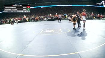 D2-165 lbs Champ. Round 1 - Gavin Vankirk, Mason HS vs Hudson Crystal, Cedar Springs HS