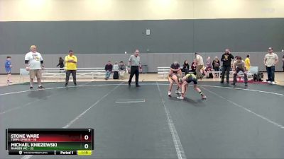 76 lbs Round 5 (6 Team) - Stone Ware, Terps Xpress vs Michael Kniezewski, Ranger WC