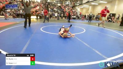 52 lbs Round Of 16 - Rowan Runk, Sperry Wrestling Club vs Samuel Voss, Skiatook Youth Wrestling