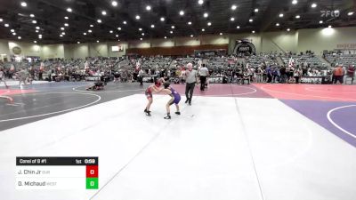 81 lbs Consi Of 8 #1 - Jeffrey Chin Jr, DUB Wrestling vs Dustin Michaud, Westside Wrestling Inc