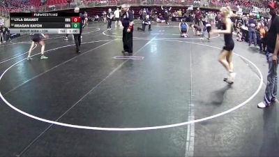 126 lbs Semifinal - Reagan Eaton, Nebraska Wrestling Academy vs Lyla Brandt, HWA