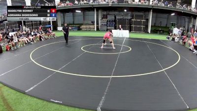 110 lbs Madelynn Bohnet, Nebraska vs Adrianna Digregorio, New Jersey