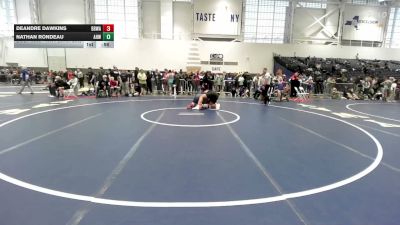 Champ. Round 2 - Nathan Rondeau, All Heart Wrestling vs DeAndre Dawkins, Black Belt Wrestling Academy