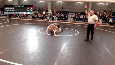 133 lbs Champ. Round 2 - Tyden Schultz, Briar Cliff (Iowa) vs Drew Janke, Chadron State