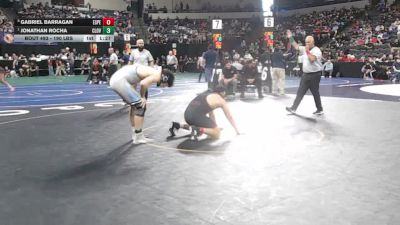 190 lbs Quarterfinal - Gabriel Barragan, Esperanza (SS) vs Jonathan Rocha, Clovis North (CS)