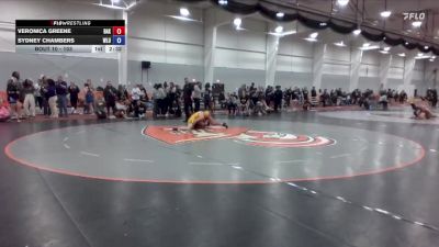 103 lbs Champ. Round 1 - Veronica Greene, Baker vs Sydney Chambers, West Liberty