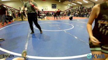 58 lbs Rr Rnd 3 - Kaidyn Camper, Caney Valley Wrestling vs Masyn Rumsey, Pawhuska Elks Takedown