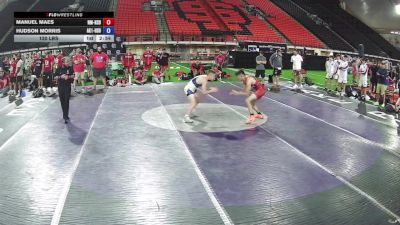 126 lbs Manuel Maes, New Mexico HS Boys vs Hudson Morris, Alaska 1 HS Boys