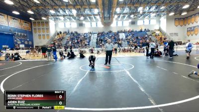 95 lbs Round 3 - Ronn Stephen Flores, Golden Bears vs Aiden Ruiz, Black Flag Wrestling Academy