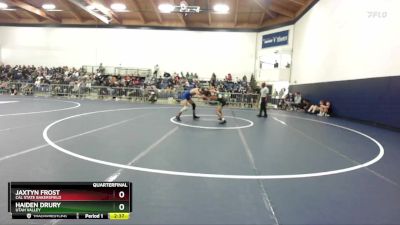 141 lbs Quarterfinal - Haiden Drury, Utah Valley vs Jaxtyn Frost, Cal State Bakersfield