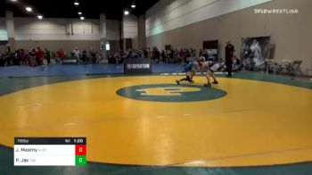 119 lbs Quarterfinal - Jimmy Mastny, Alber Athletics Wrestling Club vs Philip Jax, 706 Wrestling