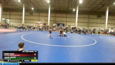 53 lbs Quarterfinal - River White, Kuna Klub vs Kash Colo, BULLDOG WRESTLING CLUB