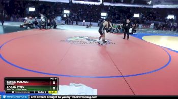 165 lbs Cons. Round 5 - Logan Zitek, East Valley (Spokane) vs Cohen Malasig, Skyview