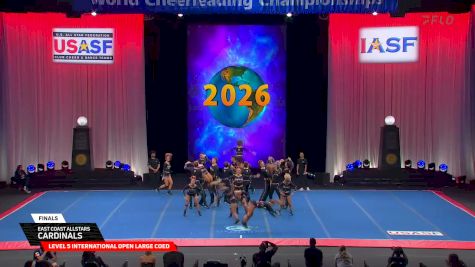 East Coast Allstars - Cardinals [2026 L5 International Open Large Coed Finals] 2026 The Cheerleading Worlds
