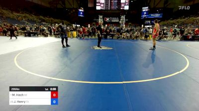 285 lbs Rnd Of 32 - Micah Hach, SD vs Jacob Henry, TX