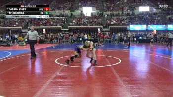 109 lbs Champ. Round 1 - Carson Jones, Spartan Youth Wrestling Club vs Tyler Jurica, Broadus Wrestling Club