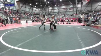 45 lbs Semifinal - Nathan Ussrey Jr., Catoosa Youth Wrestling vs Rhett Jenkins, Beggs Youth Wrestling Program