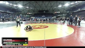 127 lbs 3rd Place Match - Sienna Ryles, Gig Harbor Grizzlies Wrestling Club vs Zoe Grishko, Team Real Life Wrestling