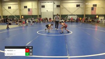 84 lbs Prelims - Easton Malleck, Amherst Wrestling Club vs Kyler Simons, Central Iowa Wrestling Club