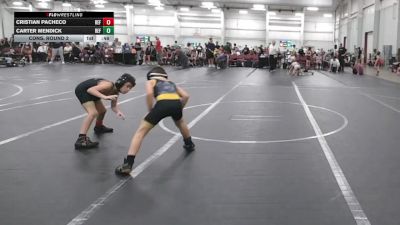 64-68 lbs Cons. Round 2 - Carter Mendick, Northern Delaware Wrestling Academy (NDWA) vs Cristian Pacheco, AISIG