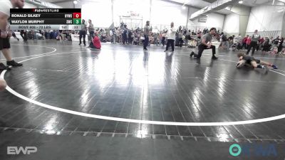 70 lbs Rr Rnd 2 - Ronald Silkey, Hilldale Youth Wrestling Club vs Waylon Murphy, Salina Wrestling Club