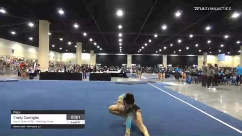 Emily Castiglia - Floor, North Stars #1131 - Bowling Green - 2021 USA Gymnastics Development Program National Championships