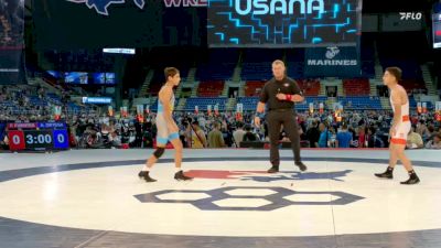 100 lbs Quarters - Frank Fuentes, CA vs Aidan Ortega, IL