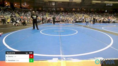 73 lbs Round Of 16 - Slade Davis, Clinton Youth Wrestling vs Cash Goodner, Standfast