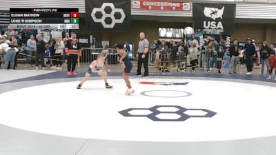 53 lbs Champ. Rd Of 32 - Elijah Mathew, Dragon RTC vs Luke Thompson, Nebraska Wrestling Academy