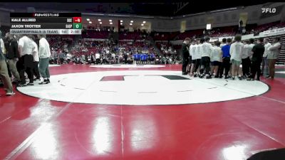 190 lbs Quarterfinals (8 Team) - Junior Youmbi, DEER CREEK (ED) vs Jaxon Trotter, SAND SPRINGS