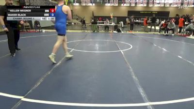 175 lbs Champ. Round 1 - Kellen Wegner, Moen Wrestling Academy vs Waker Black, Big Game Wrestling Club